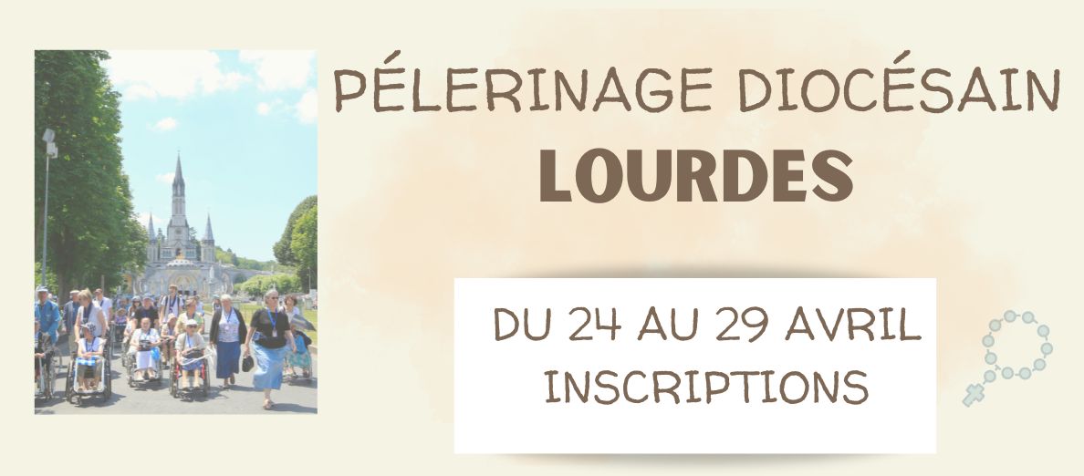 Pèlerinage diocésain Lourdes 2023