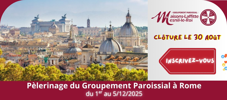 Pèlerinage du Groupement Paroissial à Rome, du 1er au 5 décembre 2025